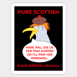 Radio Rental Seagull Sticker